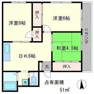 グレーシー高野【4階】の間取り