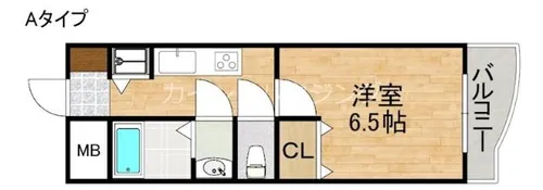 ロンシャン【3階】の間取り