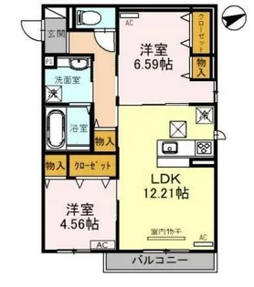 グランモア匠【1階】の間取り