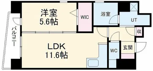アグレアーブル【2階】の間取り