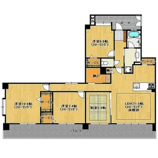 キルンズ防塁【701号室】の間取り