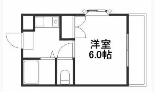 サウスロードⅢ【2階】の間取り