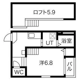 愛知県名古屋市中村区藤江町3丁目【アパート】の間取り