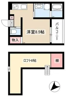 エリュート【103号室】の間取り