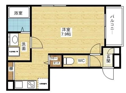 NicktunaC【1階】の間取り