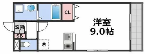 アクティ中本【2階】の間取り
