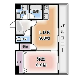 グランドハイツ豊山Ⅱ【506号室】の間取り