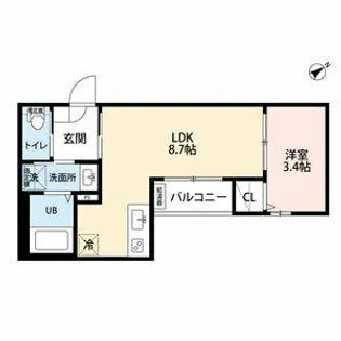 ROBOT HOUSE 守山B棟【1階】の間取り