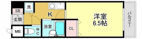美穂ヶ丘サカタハイツ【3階】の間取り