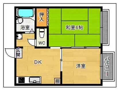 HIZUKURI.1【3階】の間取り