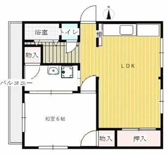 新尾頭マンション 1棟【305号室】の間取り