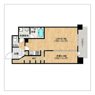 CONSONANCE SNG【405号室】の間取り