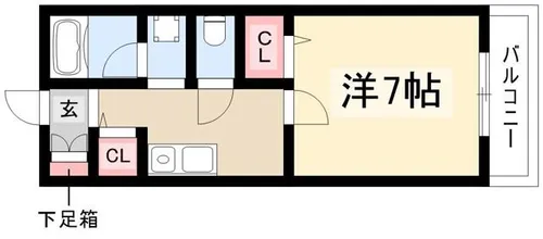 グレイスNF【2階】の間取り