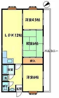 王谷マンション【3階】の間取り