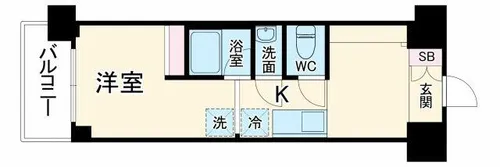 Re-be東三国【312号室】の間取り