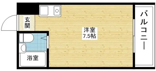 エクセレント上新6【4階】の間取り