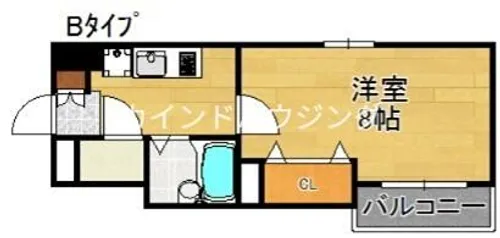メゾンメテオール【2階】の間取り