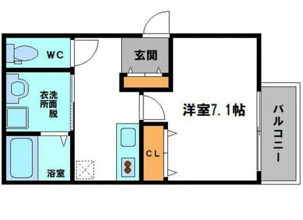 レユシール垣内【1階】の間取り