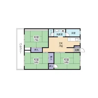 Regalo小倉南壱番館【502号室】の間取り
