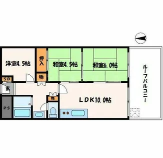 レジデンスマリコ【5階】の間取り