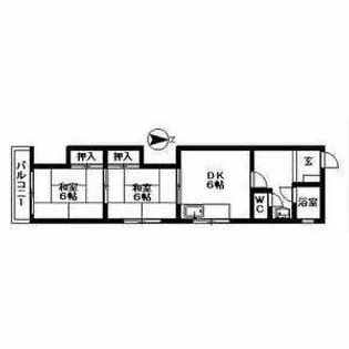 松田ビル【3階】の間取り