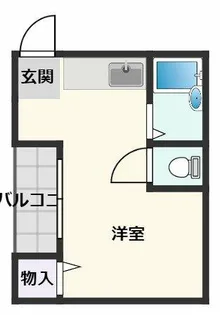 ドルフ山手町【1階】の間取り