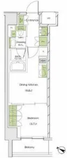 ザ・パークハビオ塚本【10階】の間取り