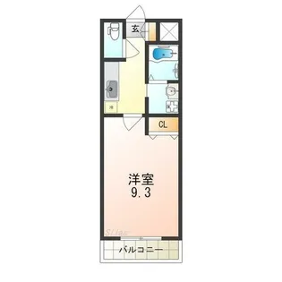 ルノン中百舌鳥【1階】の間取り