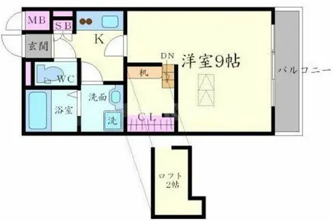 大阪府茨木市南春日丘7丁目【マンション】の間取り