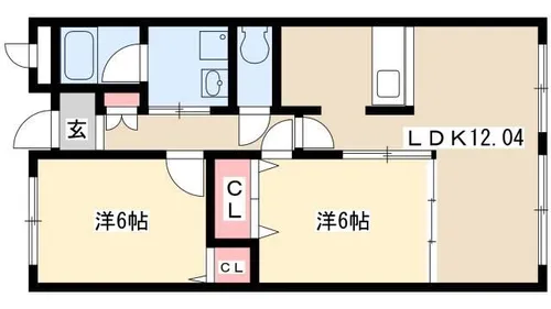 エクセル・ユー【1階】の間取り