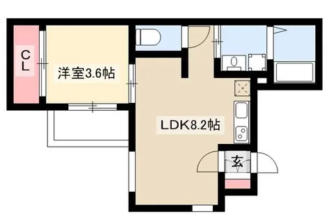 モンドグロッソ千種【3階】の間取り