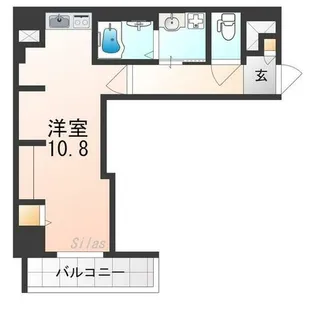 神明町西エヌエム・キャトフ・ヴァン【1階】の間取り