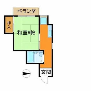 ニューライフ藤【205号室】の間取り