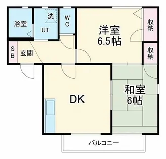 アピオ千里E棟【2階】の間取り