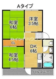 シャトーポール3【1階】の間取り