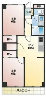 ユトリロ下地3【6階】の間取り