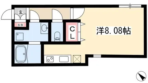Branche覚王山【0304号室】の間取り