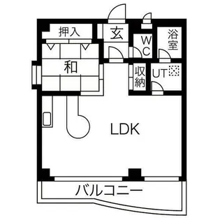 ラヴィアンムロガ【5階】の間取り