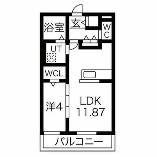 フォンターナ飾磨【3階】の間取り