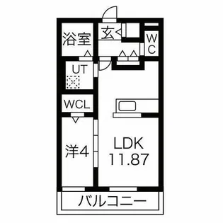フォンターナ飾磨【3階】の間取り