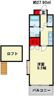 リファレンス門司駅前【8階】の間取り