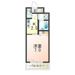 ソレイユ ルヴァンⅡ(Solil Levant Ⅱ)【2階】の間取り