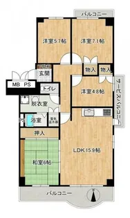 ユニハイム千里丘二号棟の画像