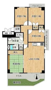 ユニハイム千里丘二号棟の画像
