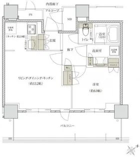 THE TOWER HIRAKATA【12階】の外観