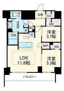 アーバネックス天満橋Front【3階】の間取り
