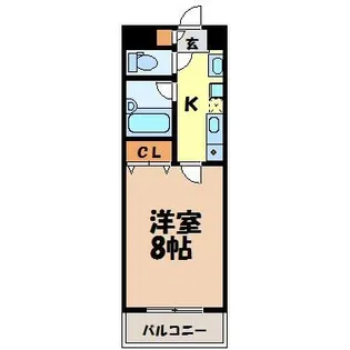 CITY COURT【2階】の間取り