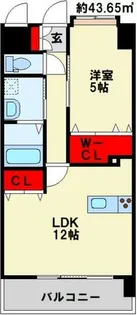メディプラカーサ【8階】の間取り