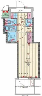 ファーストフィオーレ九条Ⅱ【9階】の間取り