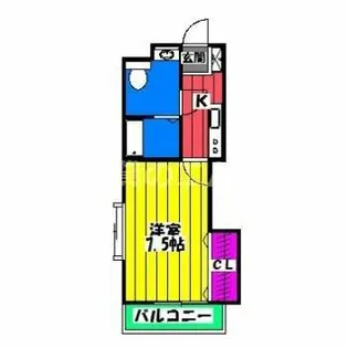 リテラ井尻【3階】の間取り
